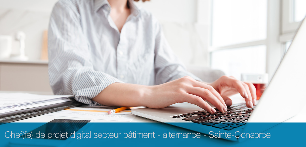 banniere cheffe de projet digital secteur btiment