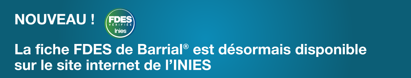 Barrial garde-corps toiture terrasse disponible FDES